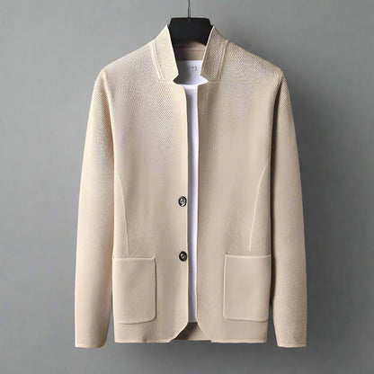 Classic Fit Knit Blazer Jacket for Men