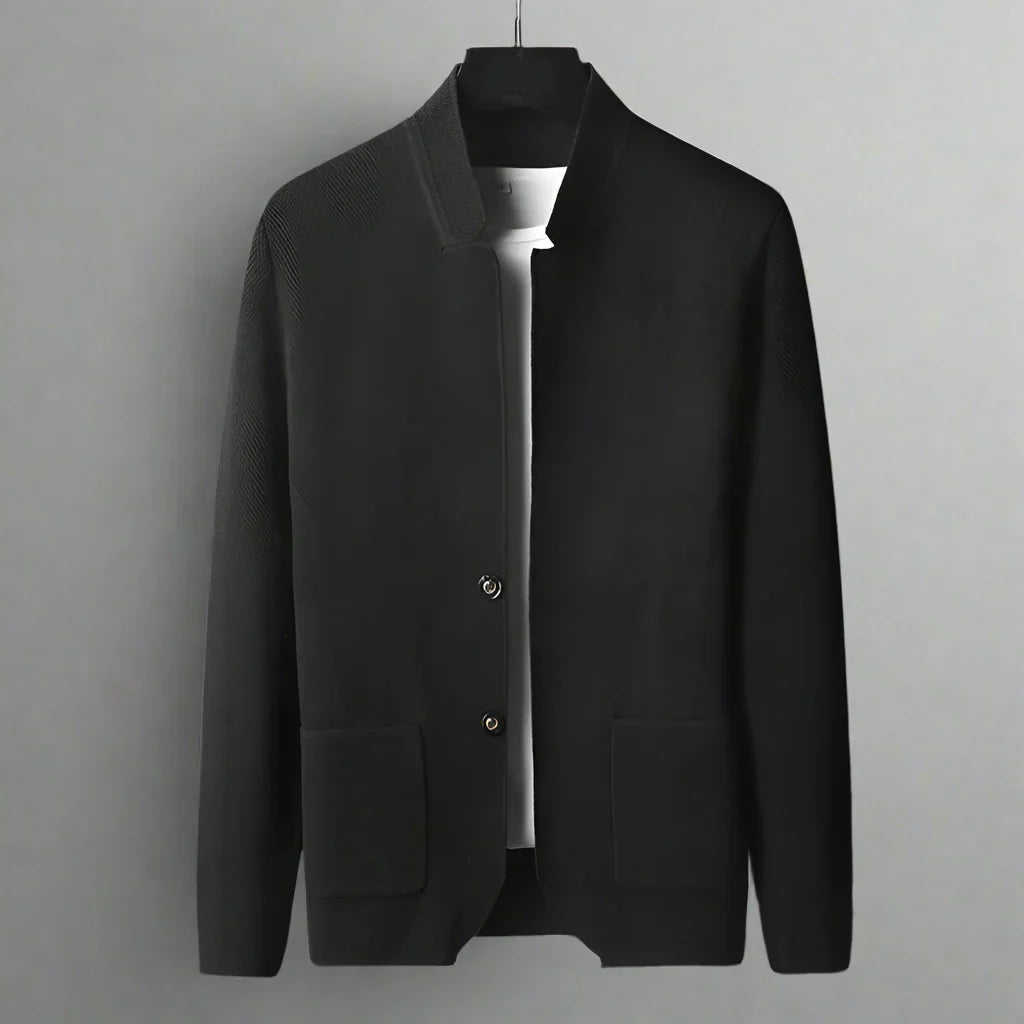 Classic Fit Knit Blazer Jacket for Men