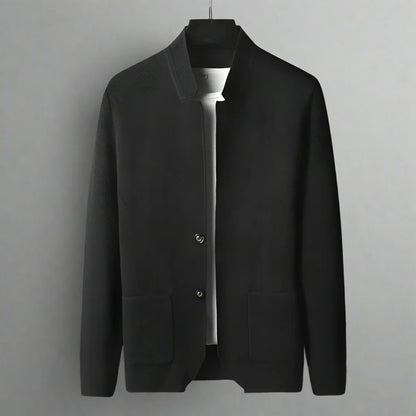 Classic Fit Knit Blazer Jacket for Men