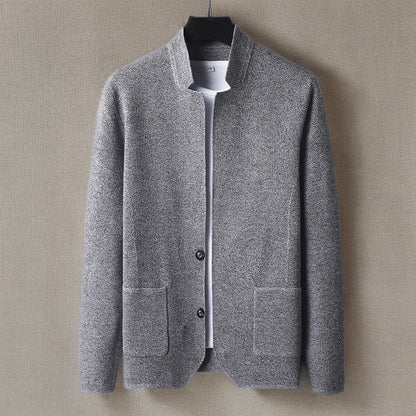Classic Fit Knit Blazer Jacket for Men