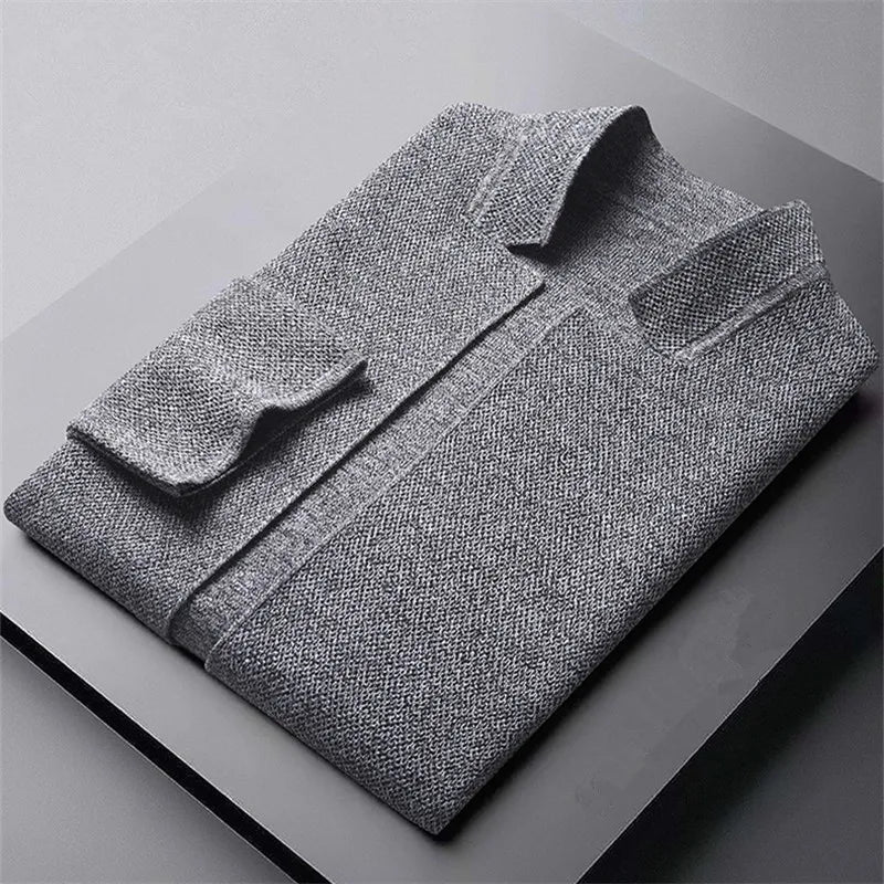 Classic Fit Knit Blazer Jacket for Men