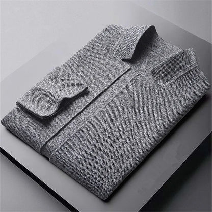 Classic Fit Knit Blazer Jacket for Men