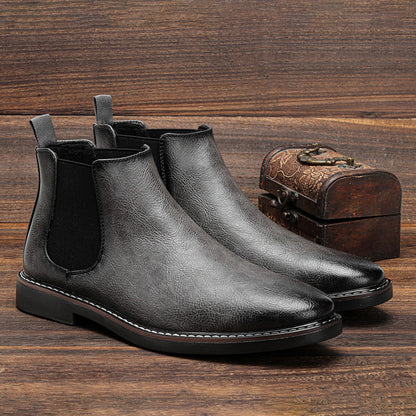 Stylish Men's Leather Boot Shoes