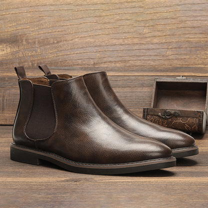Stylish Men's Leather Boot Shoes