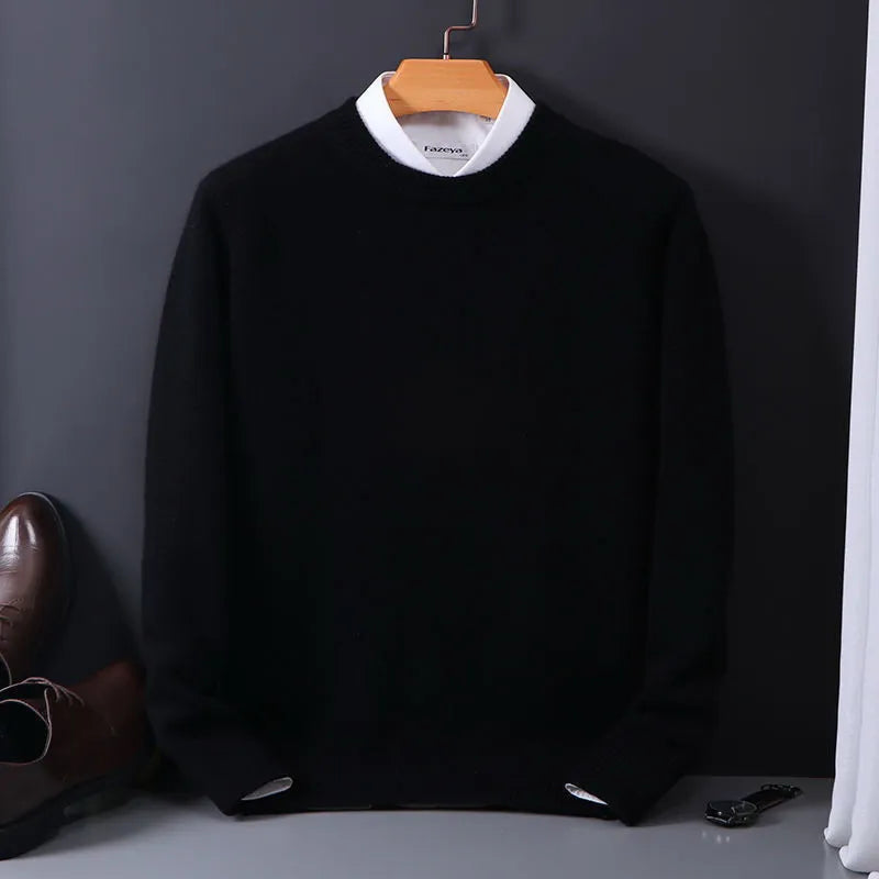 Men's Warm Premium Crew Neck Sweater