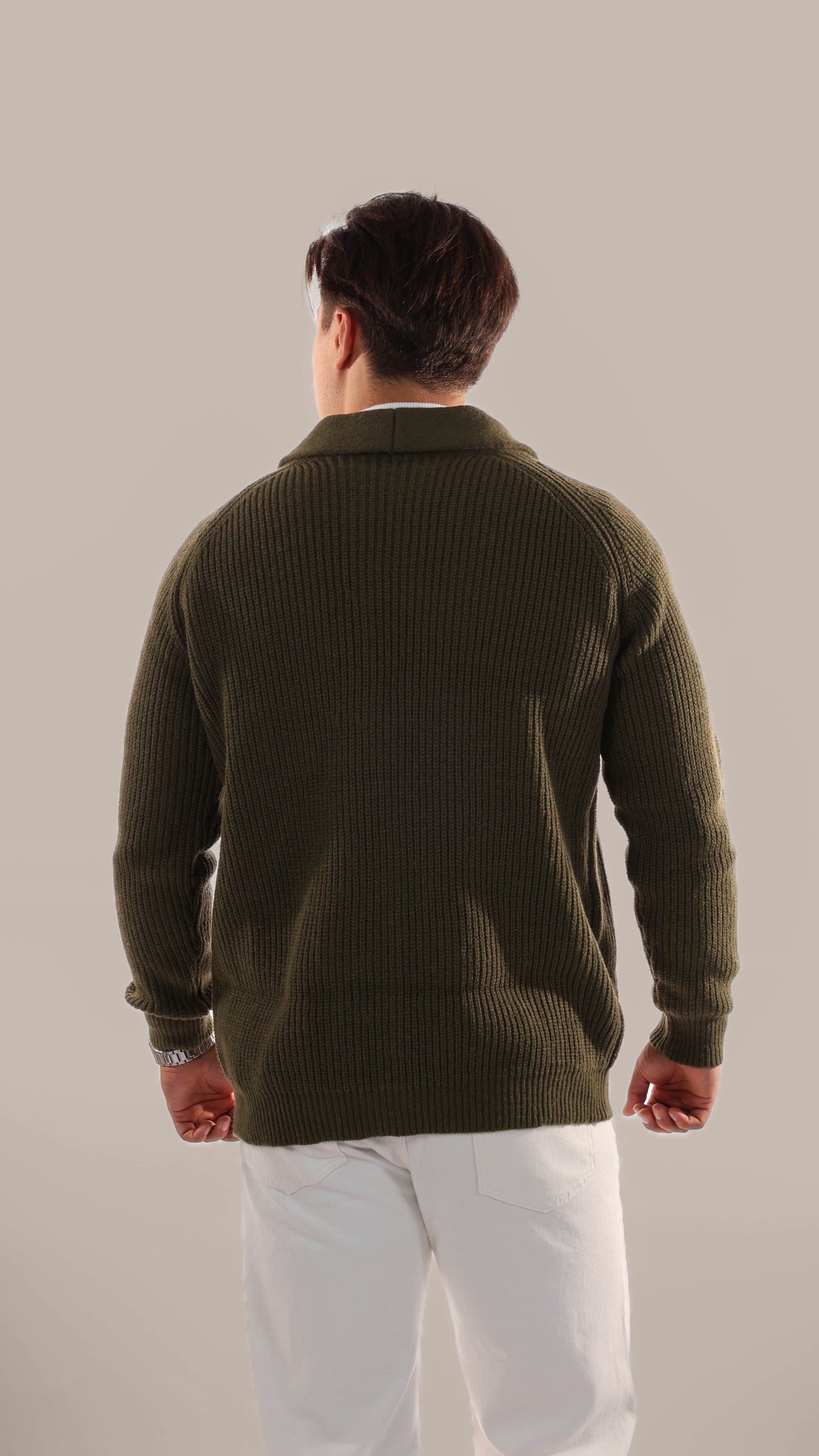 Classic Men's Thick Knit Cardigan