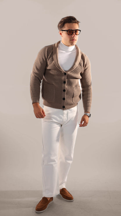 Classic Men's Thick Knit Cardigan
