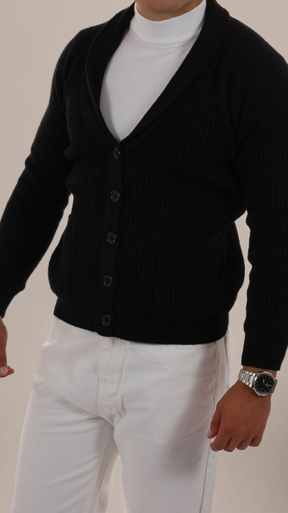 Classic Men's Thick Knit Cardigan
