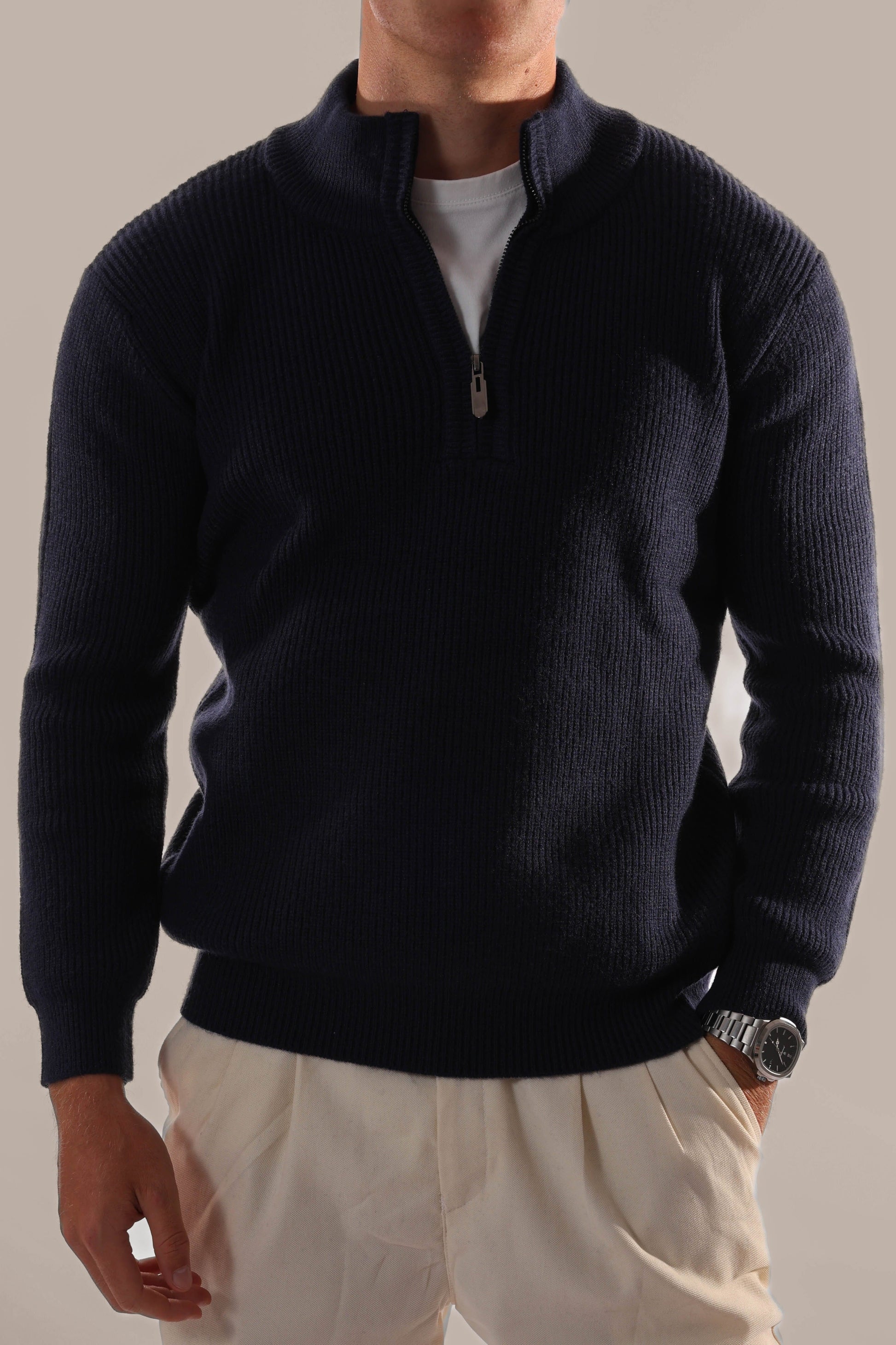Men's Casual Crew Neck Sweater - OutfitLondon