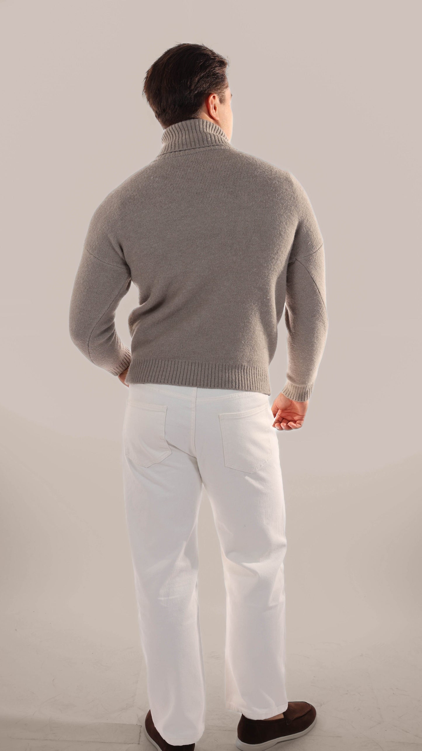 Cozy Cable Knit Crew Neck Sweater Men