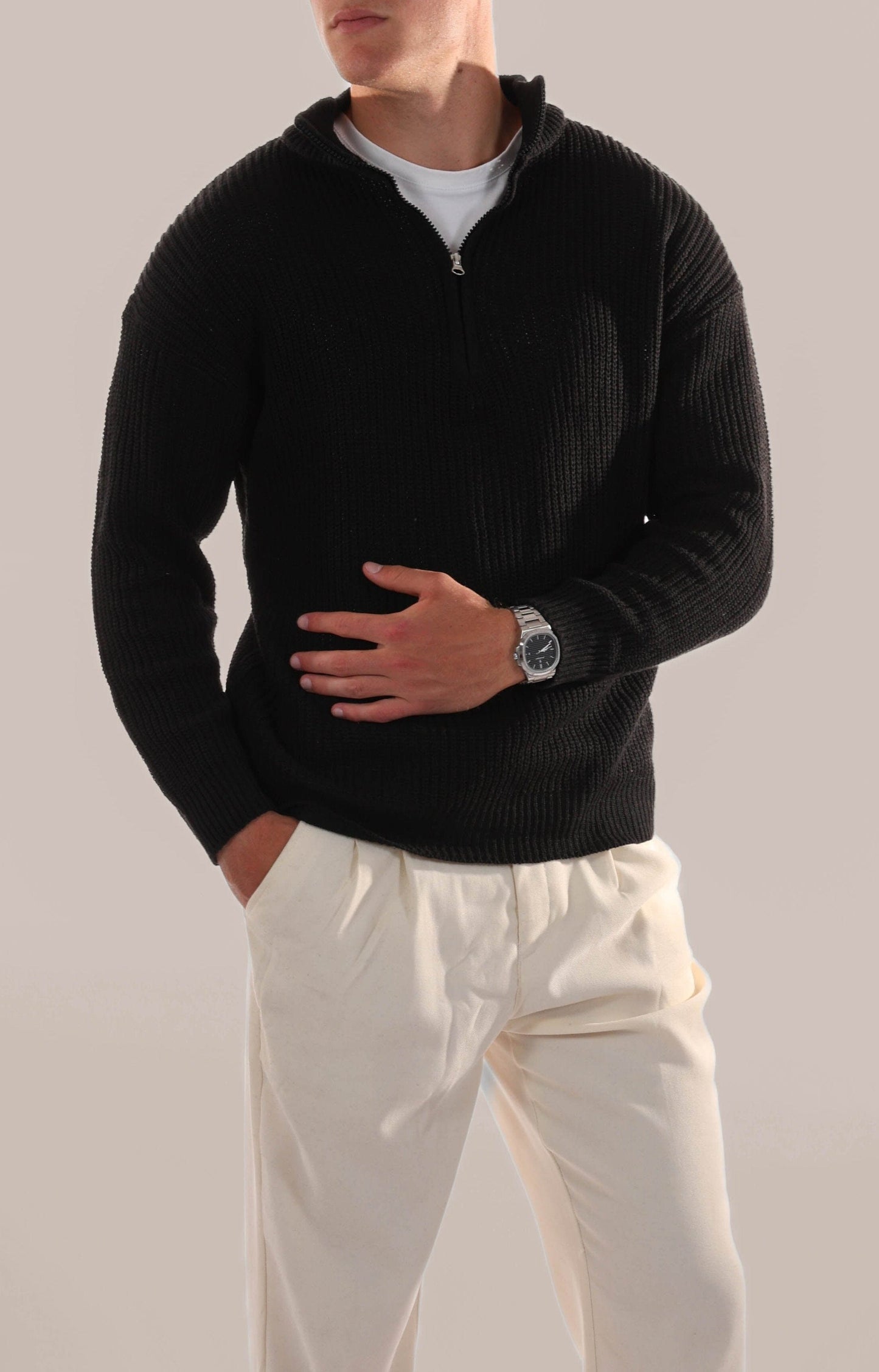 Men's Casual Crew Neck Sweater
