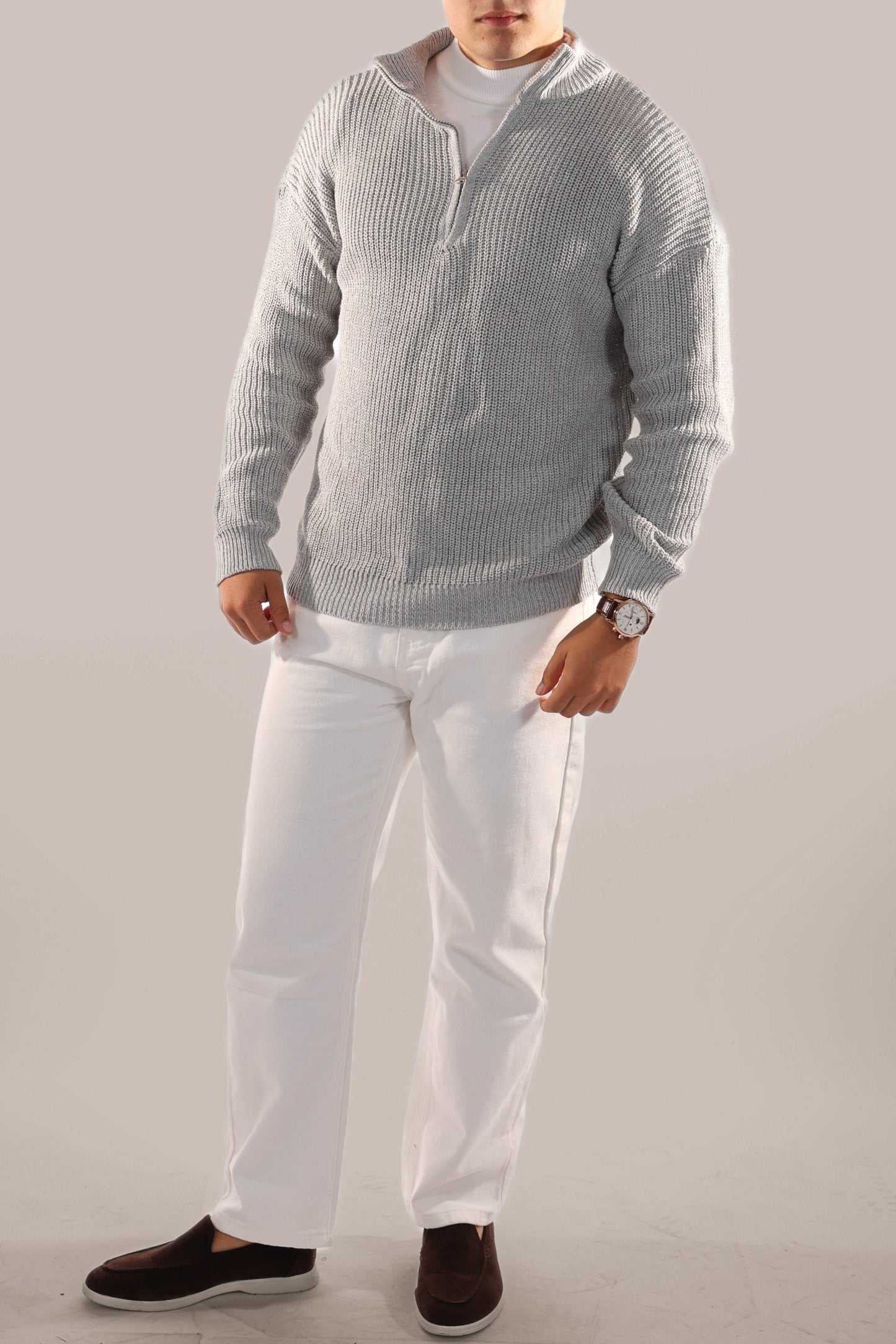 Men's Casual Crew Neck Sweater
