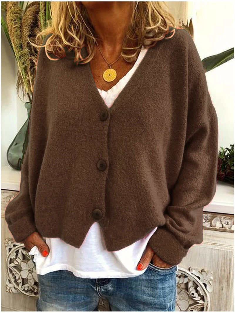 Women's Cozy Knit Sweater Cardigan