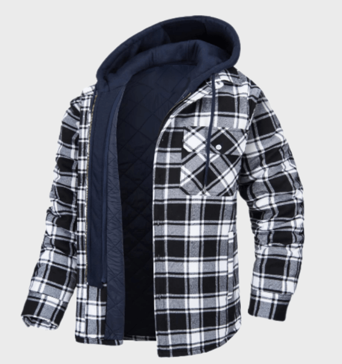 Classic Plaid - Stylish Men's Winter Coat