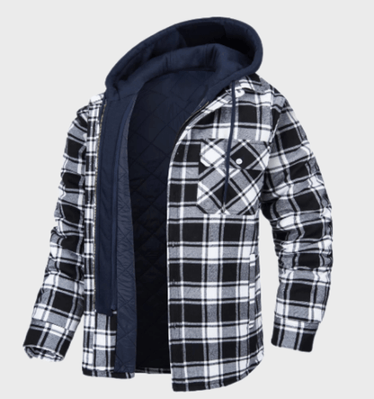 Classic Plaid - Stylish Men's Winter Coat