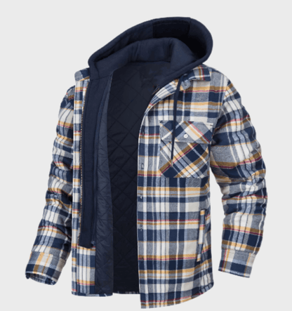 Classic Plaid - Stylish Men's Winter Coat