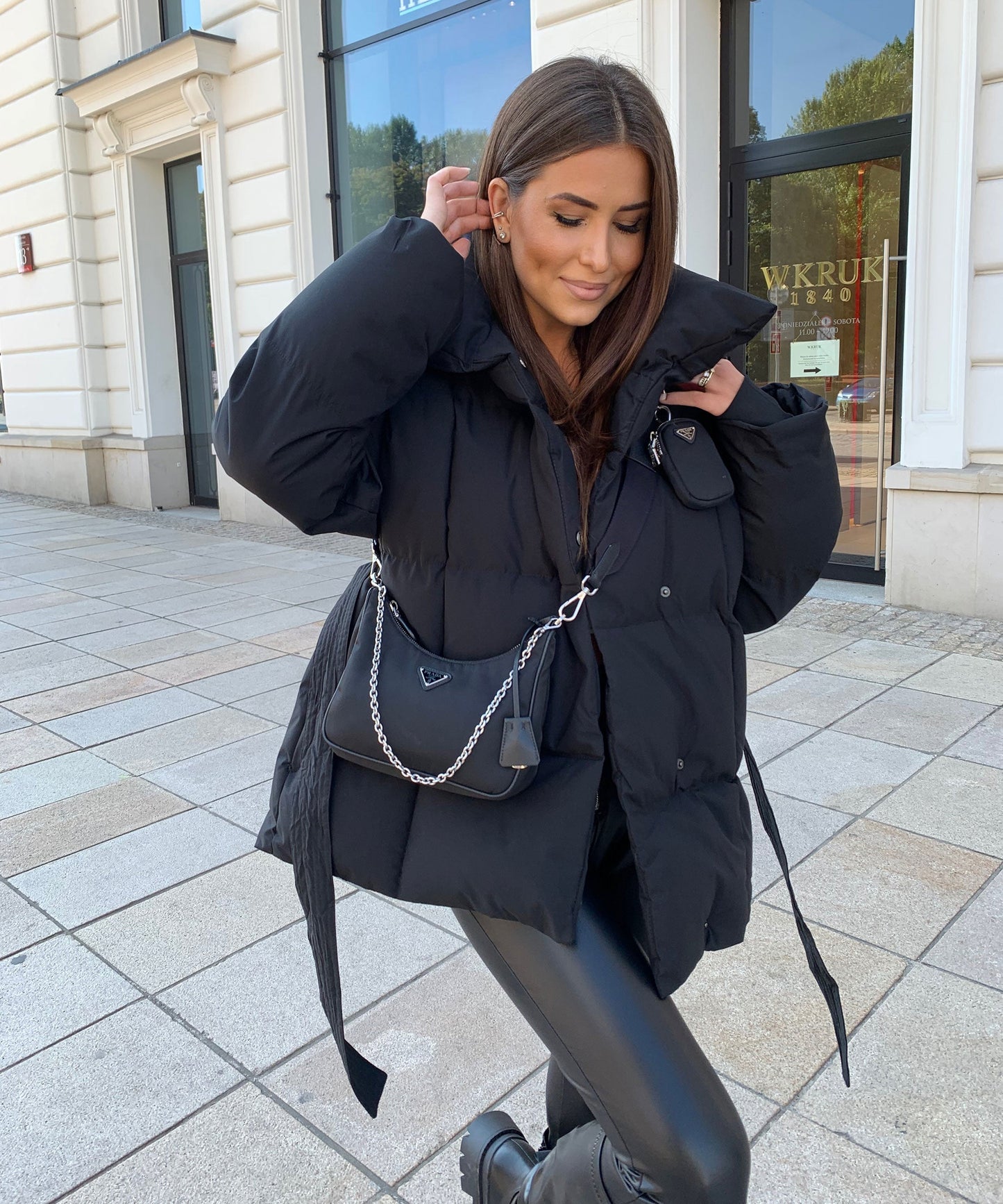 Classic Petite Leather Jacket for Ladies