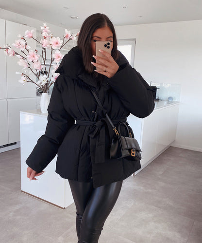 Classic Petite Leather Jacket for Ladies