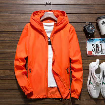 Waterproof Parka with Adjustable Hood and Windproof Shell