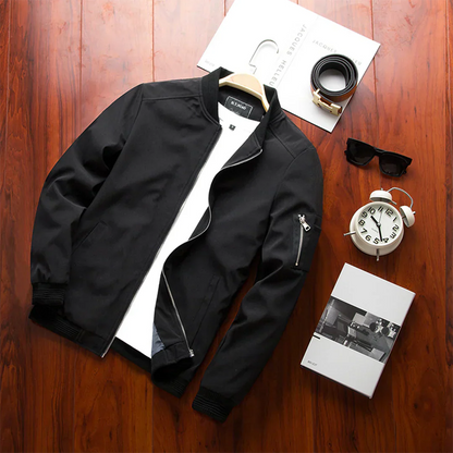 Waterproof Slim Fit Polyester Bomber Jacket