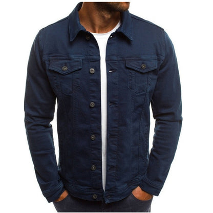 Classic Button Down Jacket with Pocket Storage