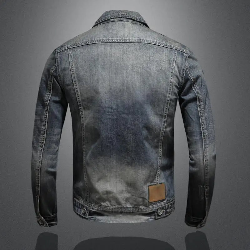 Classic Fit Dark Blue Jeans Jacket
