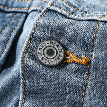 Classic Fit Button Front Denim Jacket