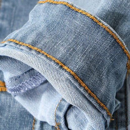 Classic Fit Button Front Denim Jacket