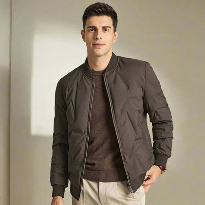 Insulated Water Resistant Lightweight Down Filled Jacket