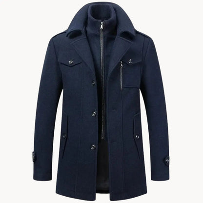 Waterproof Long Jacket with Windproof Technology