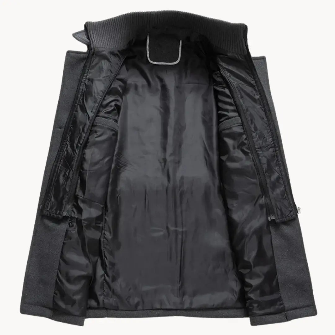 Waterproof Long Jacket with Windproof Technology
