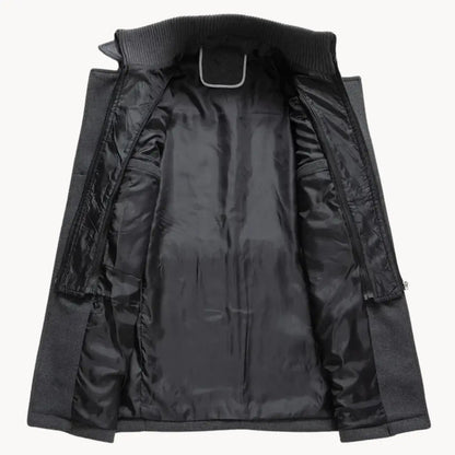 Waterproof Long Jacket with Windproof Technology