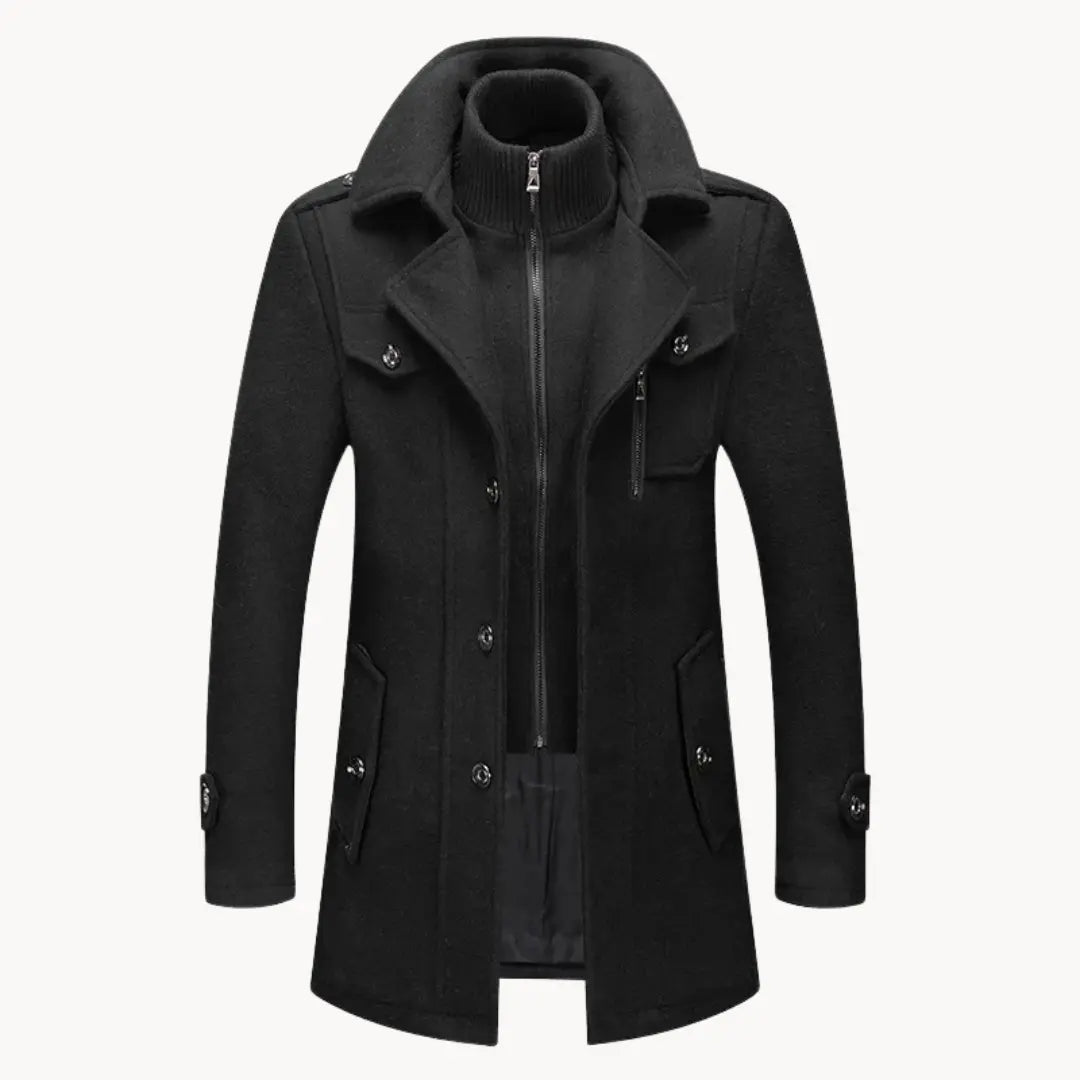 Waterproof Long Jacket with Windproof Technology - OutfitLondon