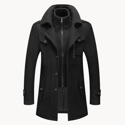 Waterproof Long Jacket with Windproof Technology - OutfitLondon