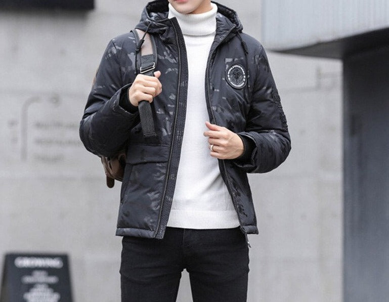 Waterproof Full Zip Jacket with Detachable Hood