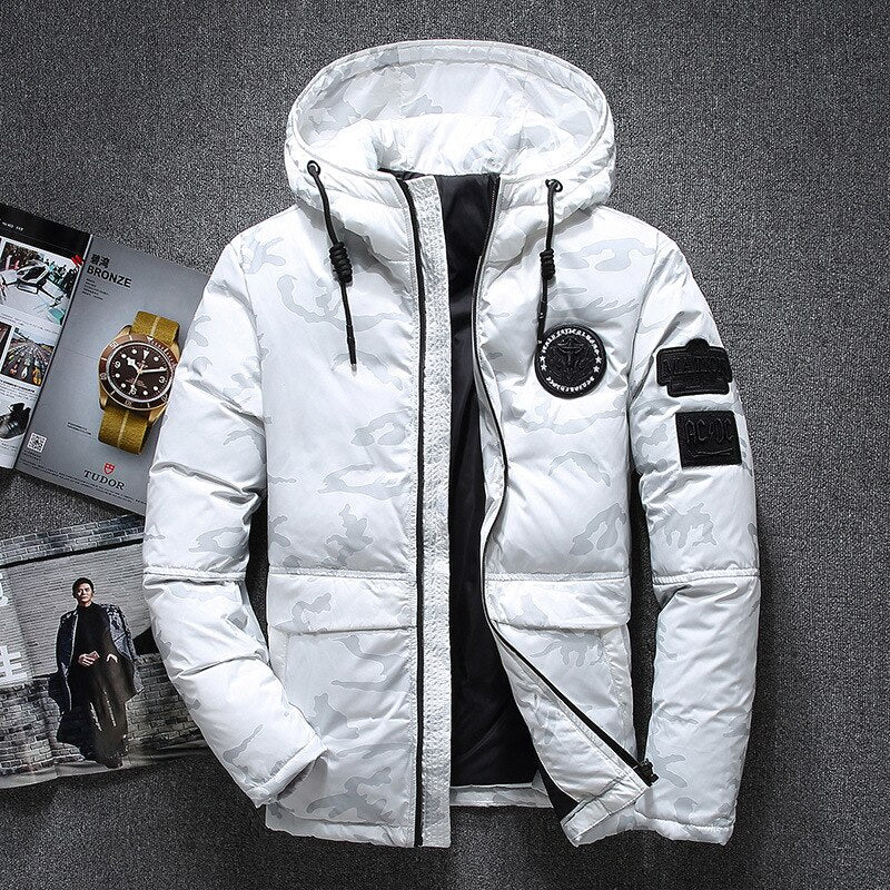 Waterproof Full Zip Jacket with Detachable Hood - OutfitLondon