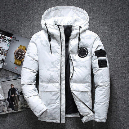 Waterproof Full Zip Jacket with Detachable Hood - OutfitLondon
