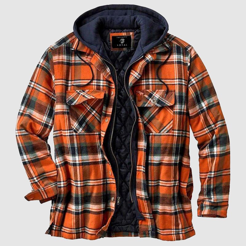Warm Hooded Winter Jacket - OutfitLondon