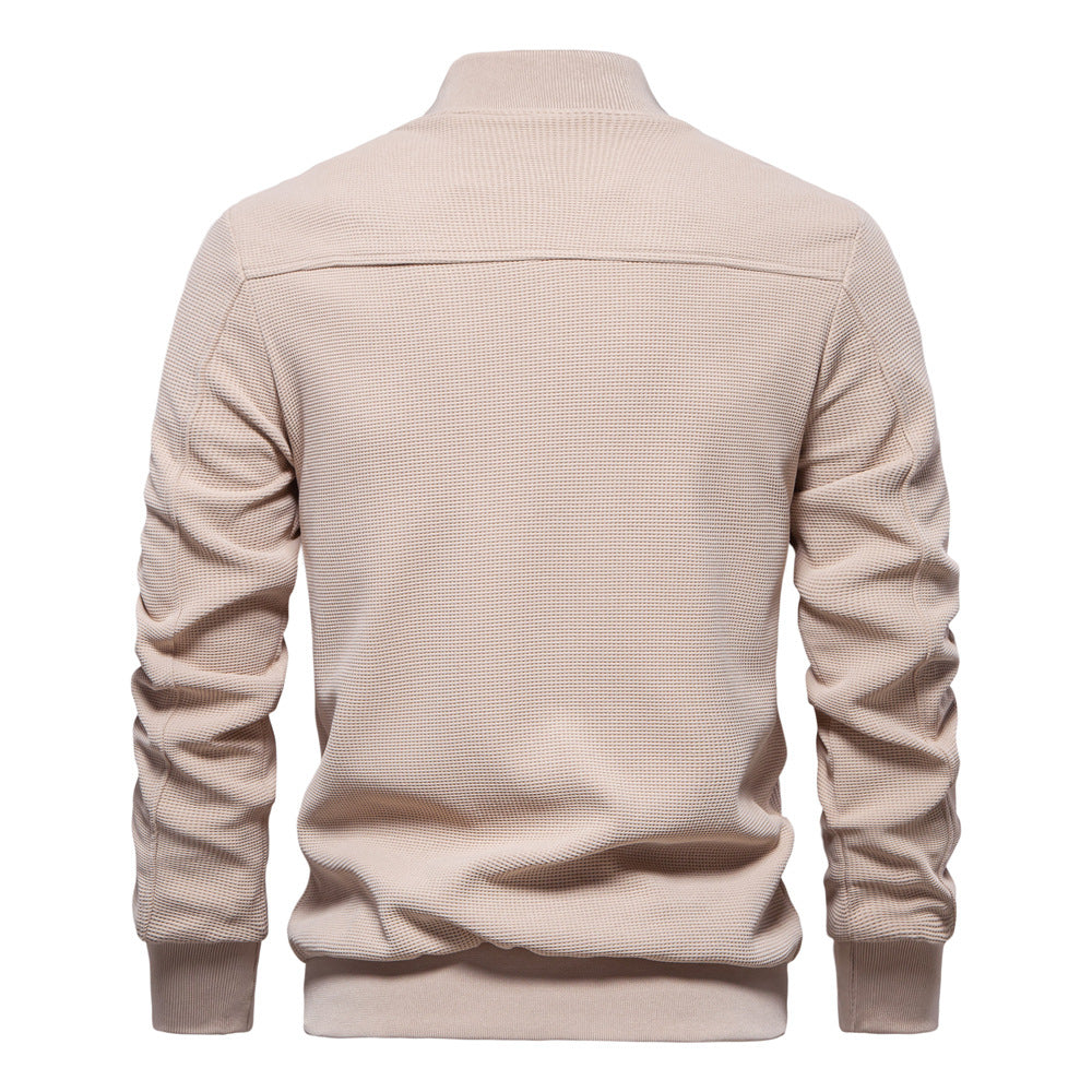 Men's Fashionable Quilted Bomber Jacket