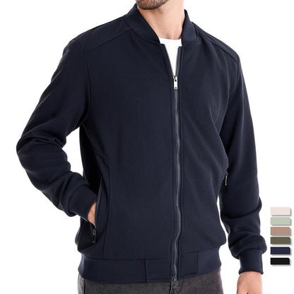 Men's Fashionable Quilted Bomber Jacket