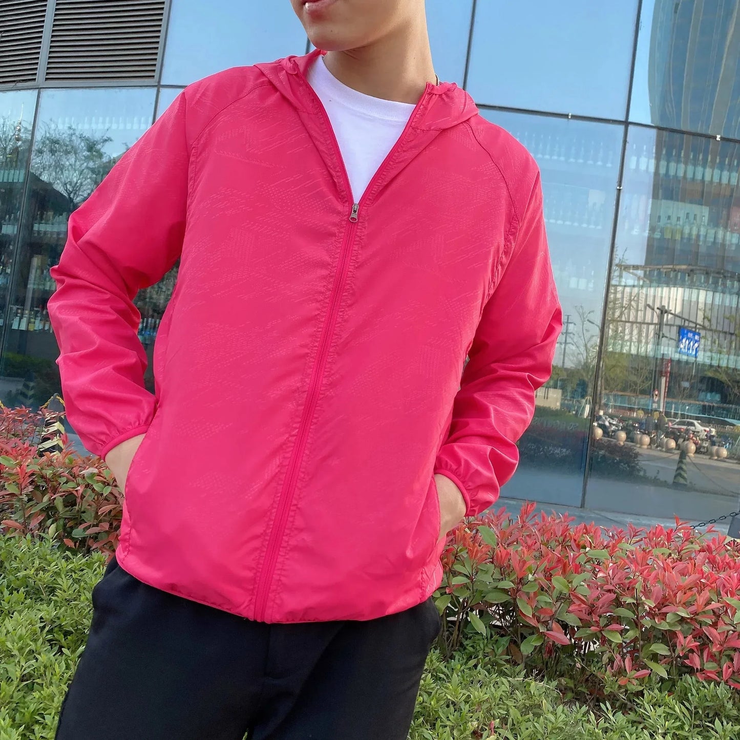 Waterproof Slim Fit Windbreaker Jacket