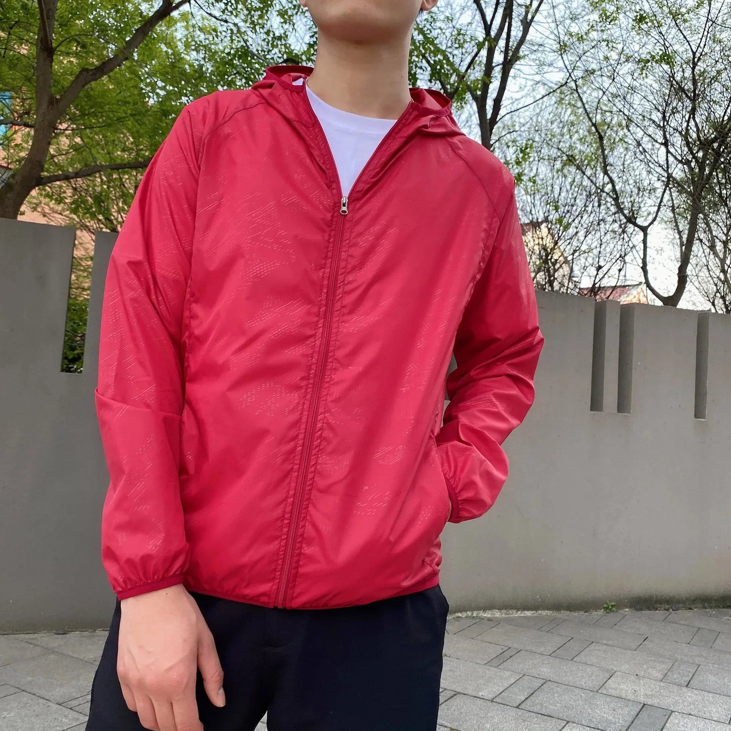 Waterproof Slim Fit Windbreaker Jacket
