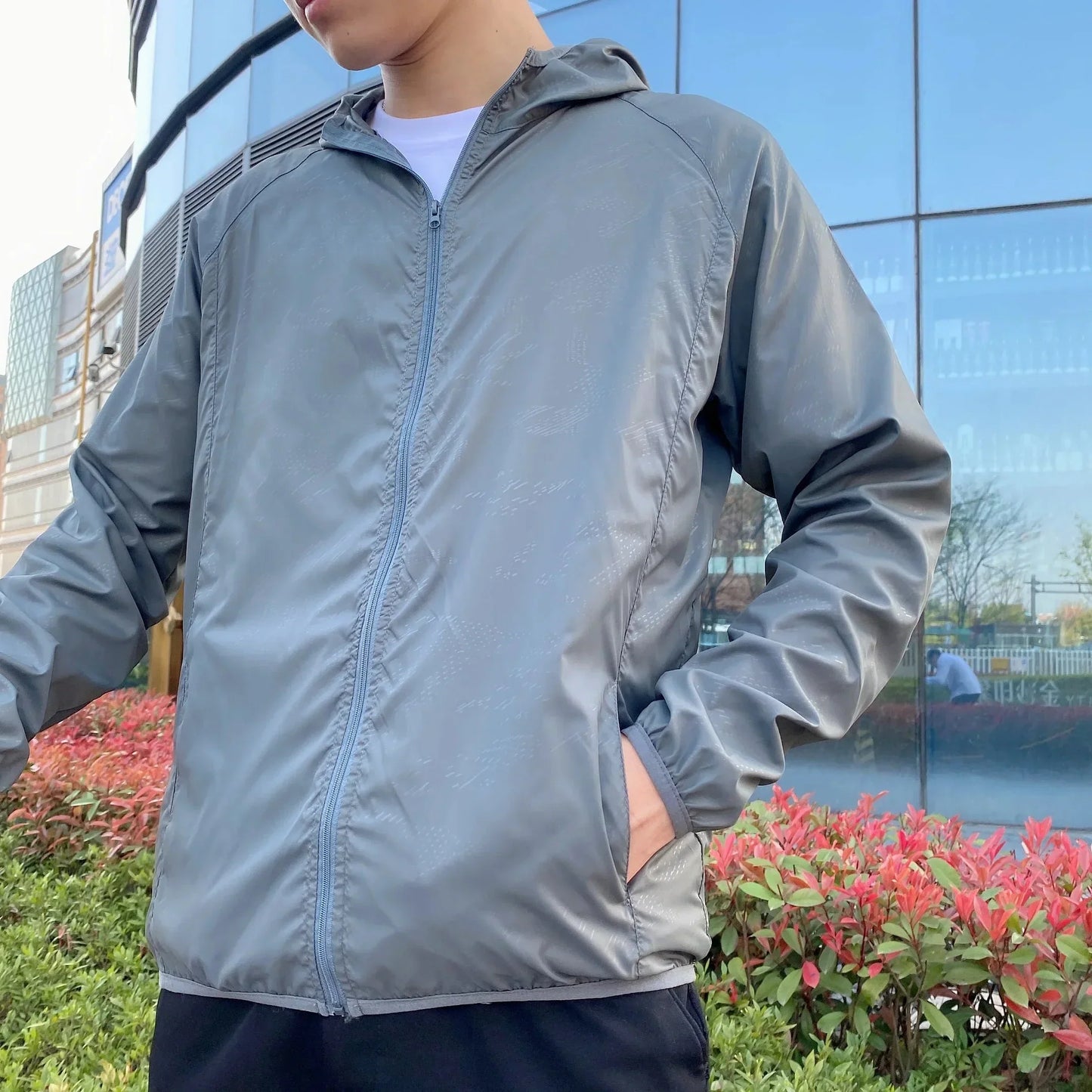 Waterproof Slim Fit Windbreaker Jacket