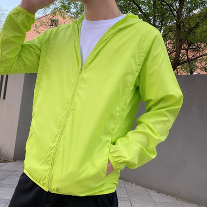 Waterproof Slim Fit Windbreaker Jacket - OutfitLondon