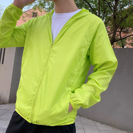Waterproof Slim Fit Windbreaker Jacket - OutfitLondon