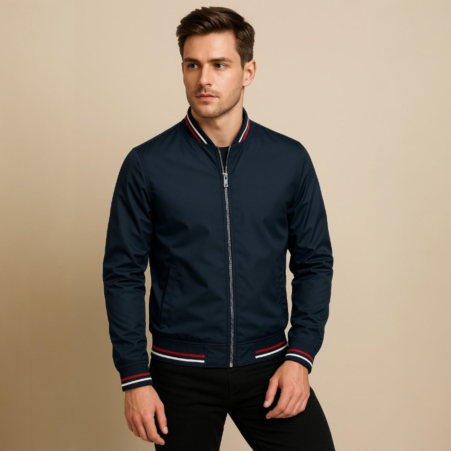 Comfortable Fleece Lined Casual Jacket