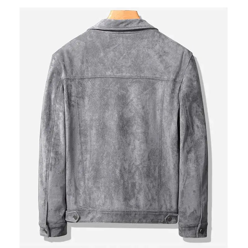 Comfortable Fit Blended Fabric Jacket