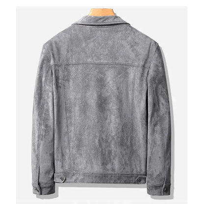 Comfortable Fit Blended Fabric Jacket