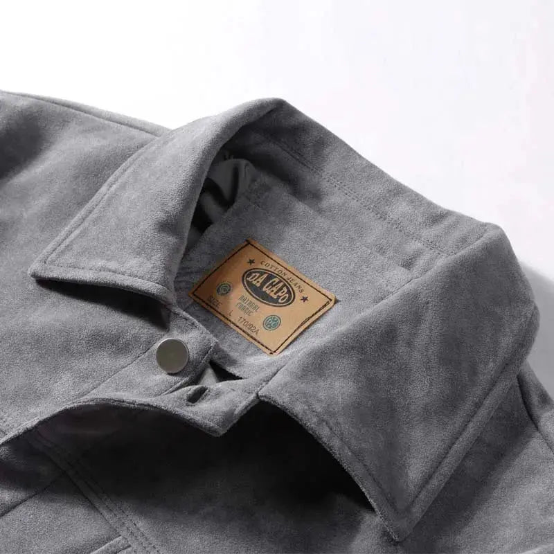 Comfortable Fit Blended Fabric Jacket