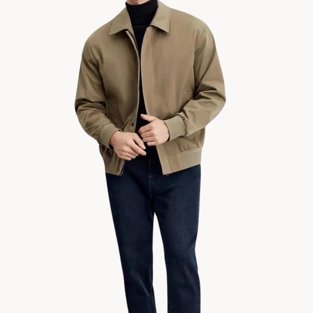 Classic Fit Cotton Blend Jacket